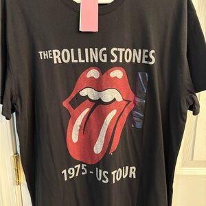 Women’s Rolling Stones band T shirt;  size XL
